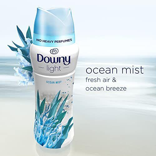 Imagem de Downy Light Laundry Scent Booster Beads for Washer, Ocean Mist, 26.5 oz, with No Heavy Perfumes