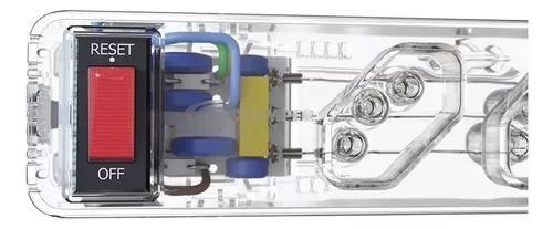 Imagem de Dps filtro linha iclamper energia 5 tomadas lcf transparente regua 3 pinos 10a