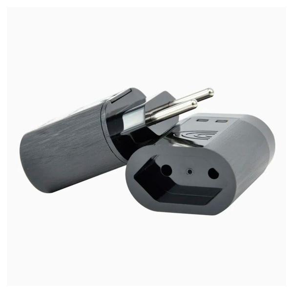 Imagem de Dps Protetor Contra Surtos Plug 2p 10A Preto Pocket Clamper