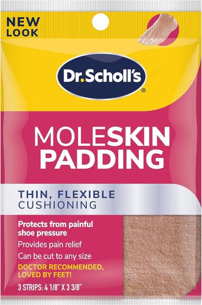 Imagem de Dr. Scholl's Moleskin Tiras Acolchoamento para Alivio da Dor