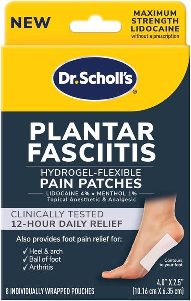 Imagem de Dr. Scholl'S Plantar Fasciitis Adesivos Hidrogel Para Os Pés