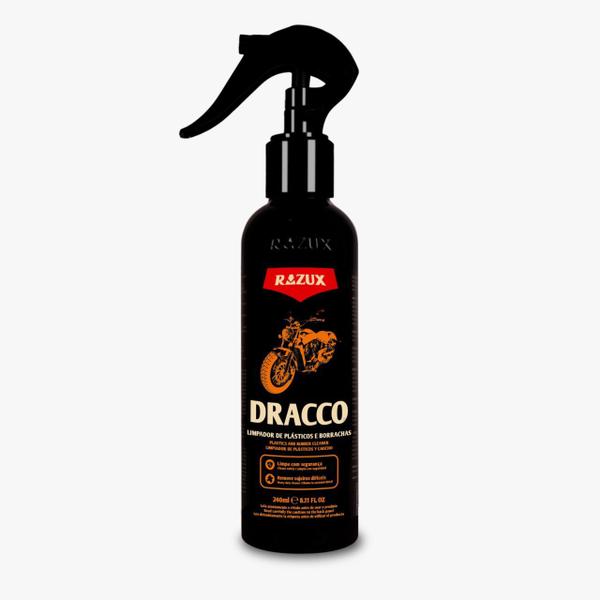 Dracco 240ml Limpador De Plásticos E Borrachas Razux Imagem de Dracco 240ml Limpador De Plásticos E Borrachas Razux