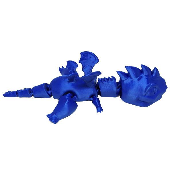 Imagem de Dragão Baby Articulado 22Cm Impressão 3D ul Metálico