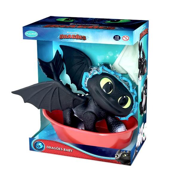 Imagem de Dragão de Brinquedo Vinil na Banheira Como Treinar seu Dragão Eclipse