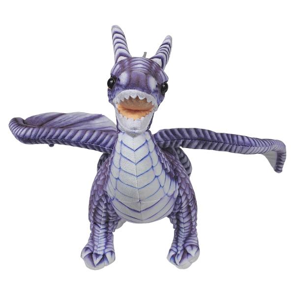 Imagem de Dragão De Pelúcia Realista 40cms - Roxo