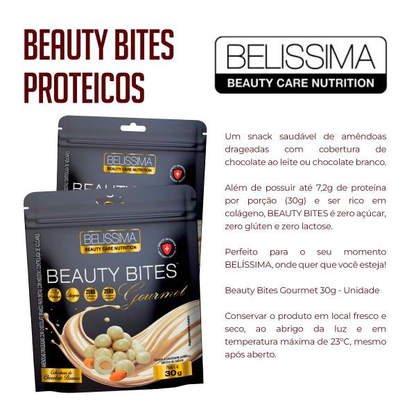 Imagem de Drageado Belissima Amendoa Chocolate Branco 30g