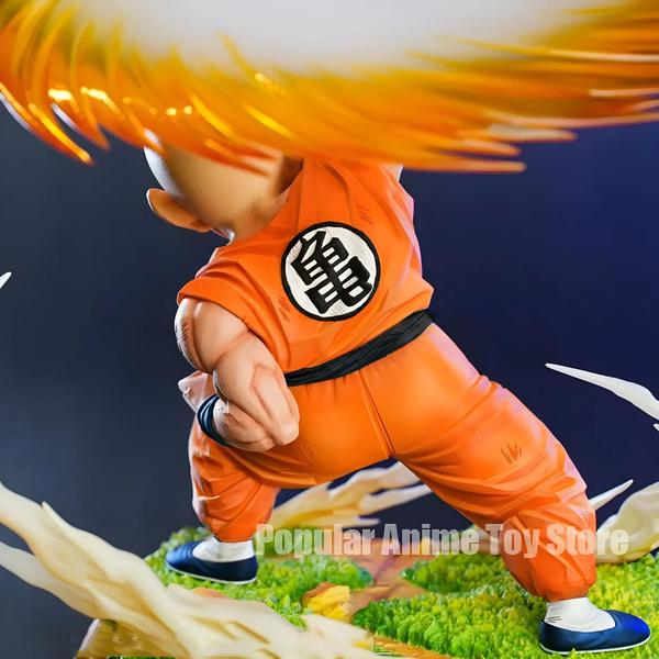 Imagem de Dragon Ball Anime Action Figure Krillin Kienzan 748in 19cm Pvc Modelo Brinquedo Presente