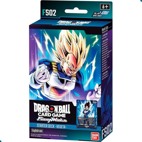 Imagem de Dragon Ball Starter Deck Card Game Fs02 Vegeta Dbs Tcg Cartas Inglês