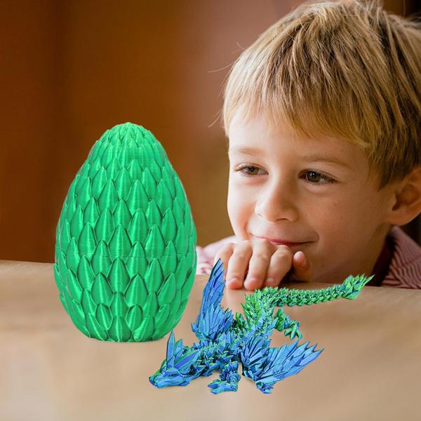 Imagem de Dragon Egg Toy Mydhall Flying Dragon Eggs com dragão articulado