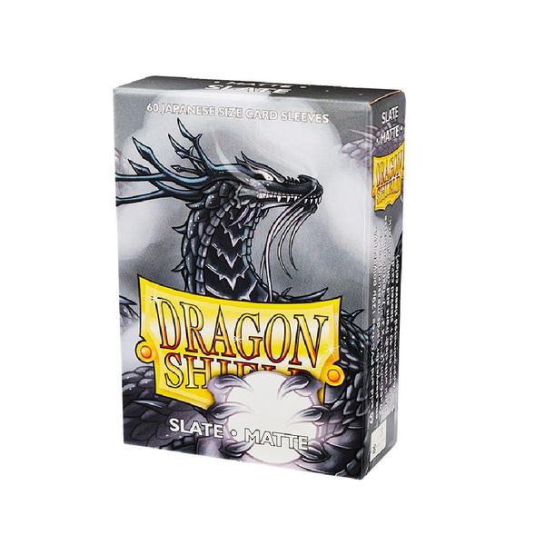 Dragon Shield Matte 60 Sleeves Japanese Size - Slate Imagem de Dragon Shield Matte 60 Sleeves Japanese Size - Slate