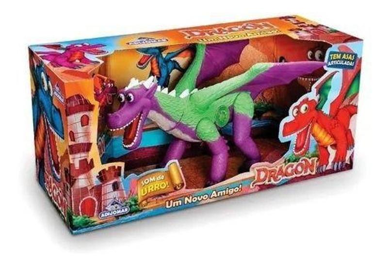 Imagem de Dragon Um Novo Amigo Dragão Com Som - Adijomar