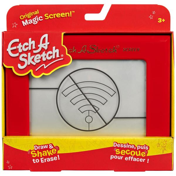 Imagem de Drawing Toy Etch A Sketch Classic Red para crianças de 3 anos ou mais