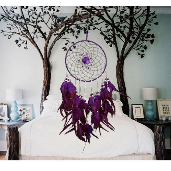 Imagem de Dreamcatcher Wokex Big Purple com sinos de vento 45-50 cm