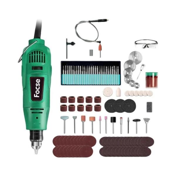 Imagem de Dremel 260W/480W Alta Potência - Kit Ferramenta Rotativa com Eixo Flexível para Gravação e Polimento