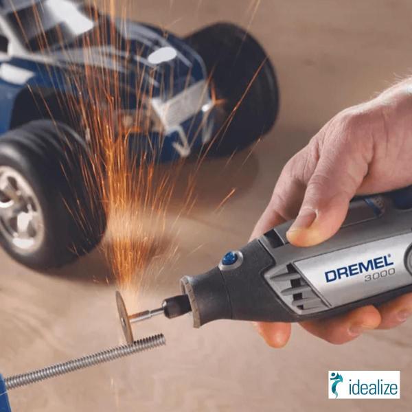 Imagem de Dremel Micro Retífica 3000 127v Com 31 Acessórios e Caixa Metalizada Edição Limitada Bosch