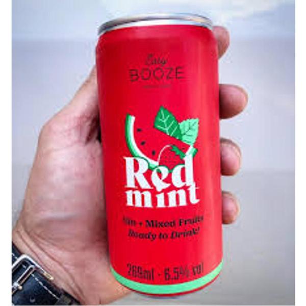 Imagem de Drink Easy Booze Red Mint Lata 269Ml