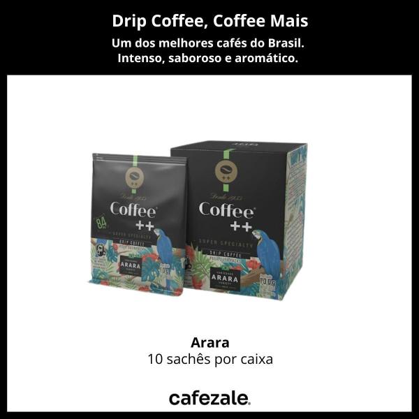 Drip Coffee, Arara, Café Coffee Mais, 10 Sachês Imagem de Drip Coffee, Arara, Café Coffee Mais, 10 Sachês