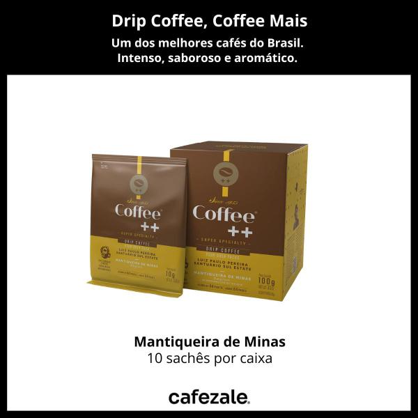 Imagem de Drip Coffee, Café Coffee++, Mantiqueira de Minas, 10 sachês