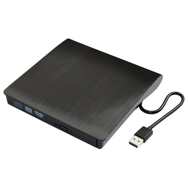 Imagem de Drive Externo Portátil USB 3.0 Leitor e Gravador de CD/DVD - Universal