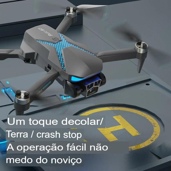 Imagem de Drone AE7 Motor Brushless Câmera HD 8K, Fotografia Aérea 1 Bateria