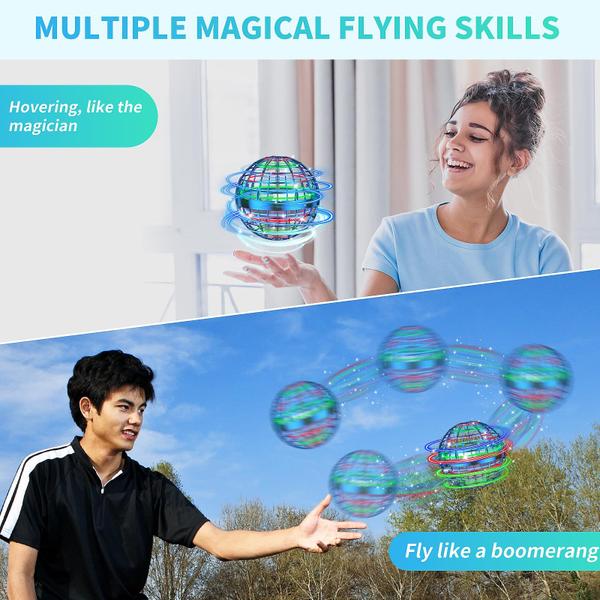 Imagem de Drone Boomerang controlado manualmente Flying Orb Ball Toy Uladis