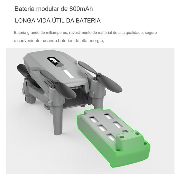 Drone com Câmera 4K HD E88 Mini Wifi 2.4G Voo 360 Filmagem - RC Imagem de Drone com Câmera 4K HD E88 Mini Wifi 2.4G Voo 360 Filmagem