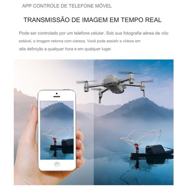 Imagem de Drone com Duas Câmeras 4K E88 Vôo 360 Estável Wifi 2.4