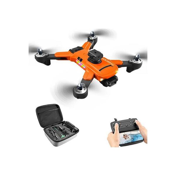 Imagem de Drone de Alta Performance com Tecnologia de Evitação de Obstáculos - Modelo K7 4K Combo Laranja