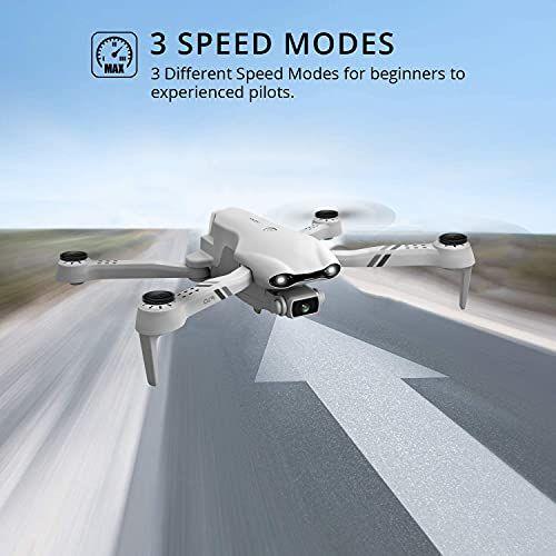 Imagem de Drone DronEye 4DF10 1080P WiFi, altitude hold, trajetória, 3D flips, iniciante, 2 baterias