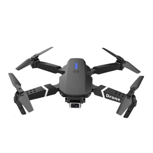 Imagem de Drone E88 com Câmera 4K HD WiFi Fotos/Vídeos Suporte Celular