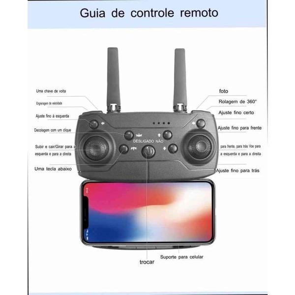 Imagem de Drone e88 Pro Dual Câmera já no BRASIL