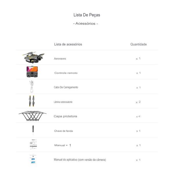 Drone G6 8K Profissional - 1 Bateria, Anti-Obs. Câmera 8K e GPS, Vídeo/Foto, Wi-Fi, 360 + Bag - DronePro Imagem de Drone G6 8K Profissional - 1 Bateria, Anti-Obs. Câmera 8K e GPS, Vídeo/Foto, Wi-Fi, 360 + Bag