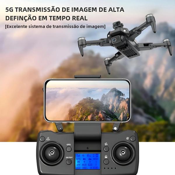 Imagem de Drone GPS L900 Pro Max com Câmera Dupla 4K - 5G WiFi - Dobrável