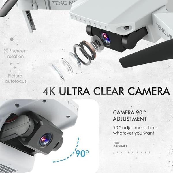 Drone Kf609 Estável Profissional, Câmera Hd 4K, Wifi Video - Teng Imagem de Drone Kf609 Estável Profissional, Câmera Hd 4K, Wifi Video