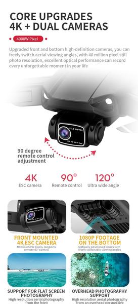 Imagem de Drone L900 Pro Se Gps Dual Câmer 4K, Botão Retorno, 5G 1.2Km