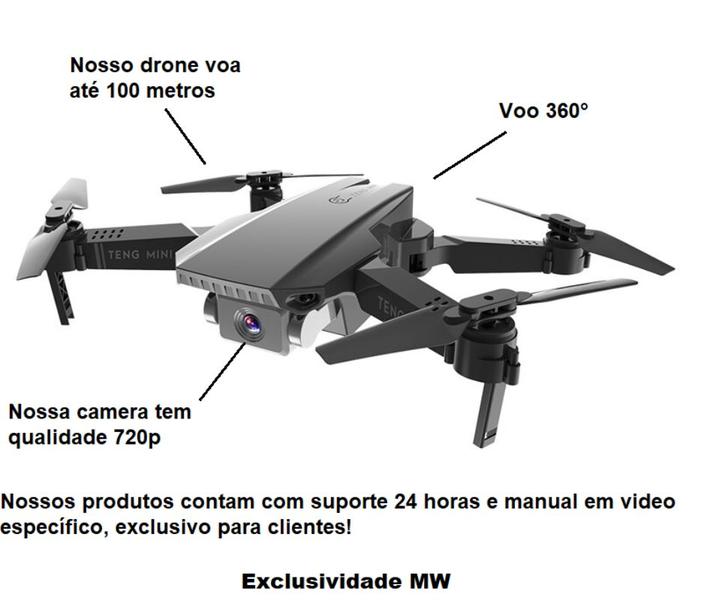 Imagem de Drone M71 C/ Câmera HD Wifi 2.4g Voo 360 Seis Eixos Estável