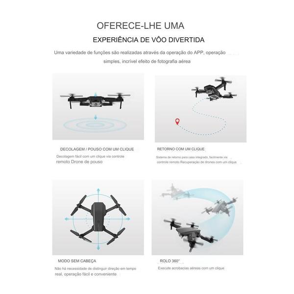 Drone M71 com Câmera HD Wifi 2.4g Voo 360 Seis Eixos Estável - RC Imagem de Drone M71 com Câmera HD Wifi 2.4g Voo 360 Seis Eixos Estável
