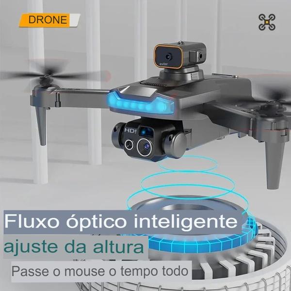 Imagem de Drone P15 Pro, 2 Baterias Câmera 8k, Aventuras Inesquecíveis Branco