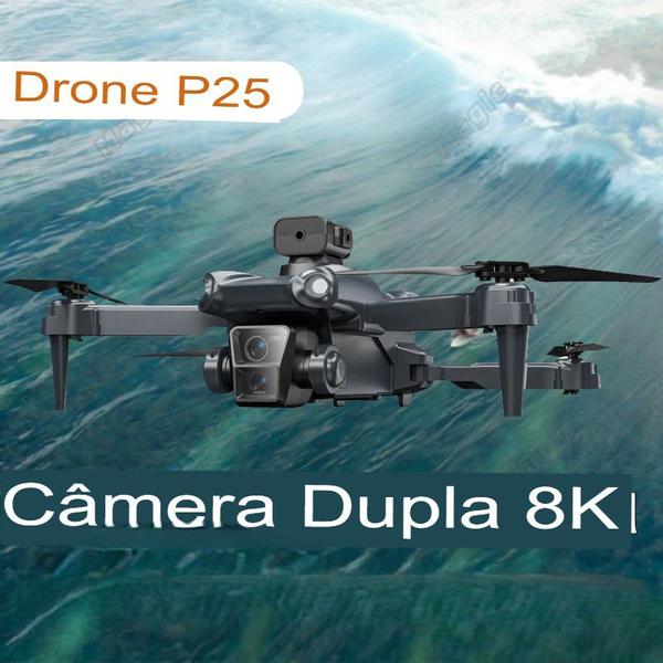 Imagem de Drone P25 Pro 4K, Quadcopter 1 Bateria Profissional com Evitação de Obstáculos