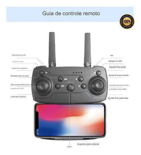 Imagem de Drone Profissional 4k Wifi Dobrável Controle Remoto