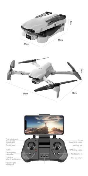 Imagem de Drone Profissional F10 Pro 2024 Com Câmera 4k, Wifi, Fotos e Vídeos,GPS