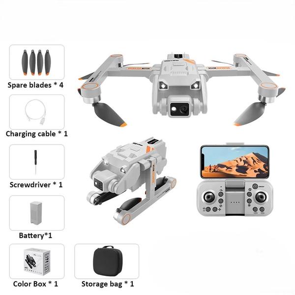 Imagem de Drone RG700, Câmera Dupla 4K HD, 1 Bateria, + Óculos VR