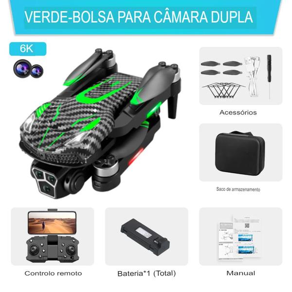 Imagem de Drone S17 Cobra Kit 1 à 4 baterias Fotografia aérea, Helicópteros FPV, Dobrável RC Quadcopter,