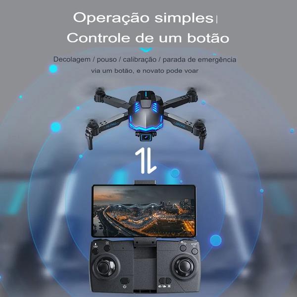 Imagem de Drone X6 Dobrável Câmera Dupla e 2 Baterias e Segurança e Manobrabilidade