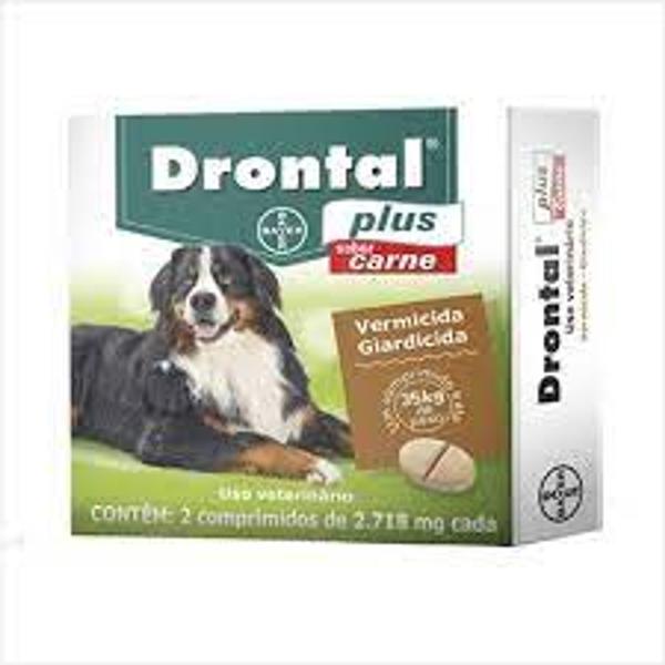 Imagem de DRONTAL PLUS CÃES ATÉ 35KG CX. C/ 2un.