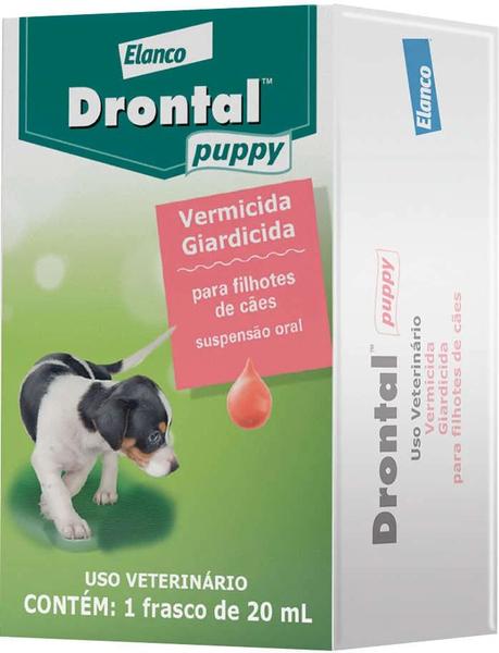 Imagem de Drontal Puppy 20ml Vermífugo e Giardicida para Cães Filhotes