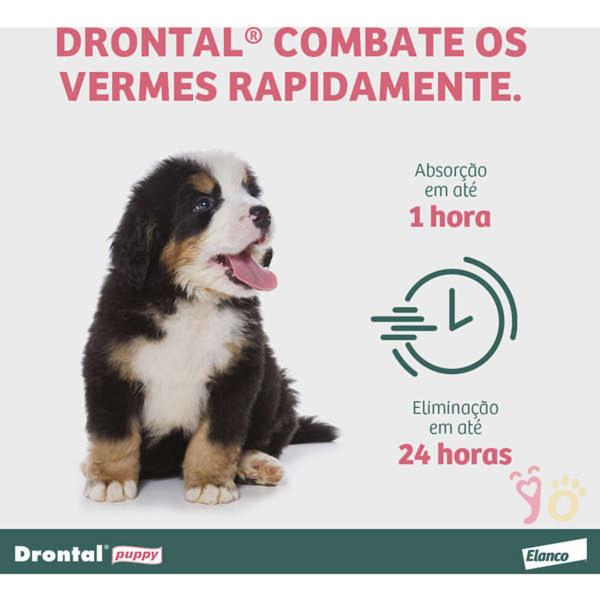 Imagem de Drontal Puppy para Cães  Elanco Vermífugo - 20 mL