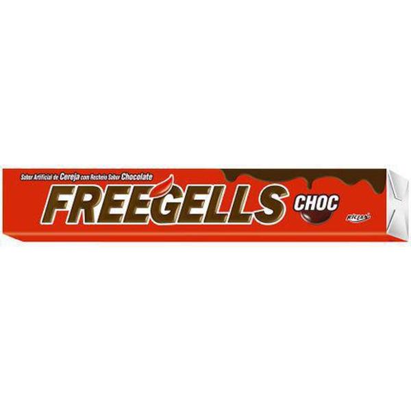 Imagem de Drops freegells cereja chocolate 12 x 27,5g 331g riclan