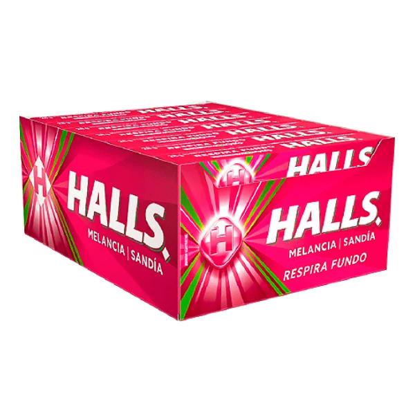 Imagem de Drops Melancia Novo Formato Halls 588Gr c/21 unid. - Adams