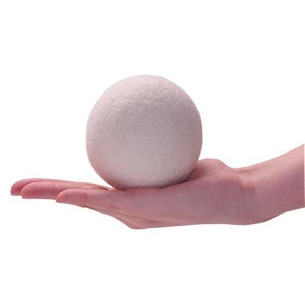 Dryer Balls Wokex, pacote com 6 unidades, tecido natural reutilizável, lã Imagem de Dryer Balls Wokex, pacote com 6 unidades, tecido natural reutilizável, lã